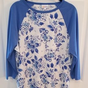 Lularoe Randy 3/4 sleeve tee